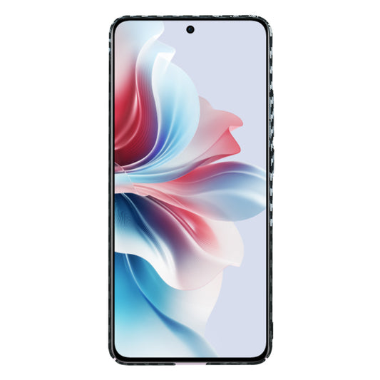 Hülle für Oppo Reno11 F, Techsuit, Carbonite FiberShell, Schwarz Grau