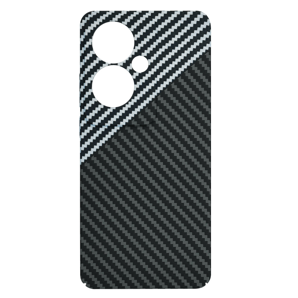 Coque pour Oppo Reno11 F, Techsuit, Carbonite FiberShell, Noir Gris