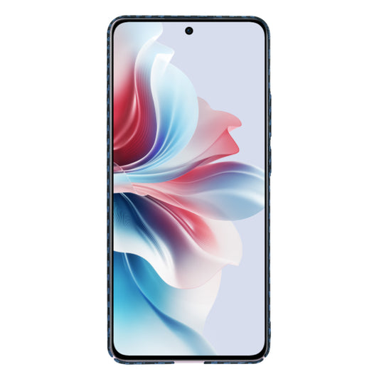 Hülle für Oppo Reno11 F, Techsuit, Carbonite FiberShell, Türkis