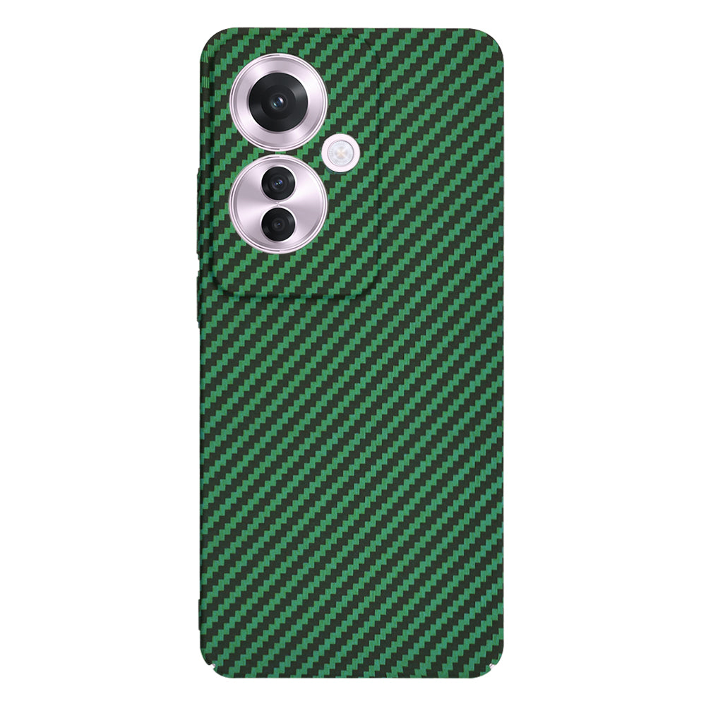 Coque pour Oppo Reno11 F, Techsuit, Carbonite FiberShell, Vert