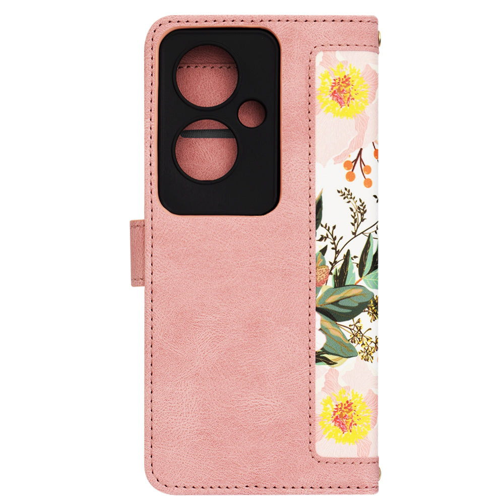 Coque pour Oppo Reno11 F, Techsuit, FlipCraft, Rose