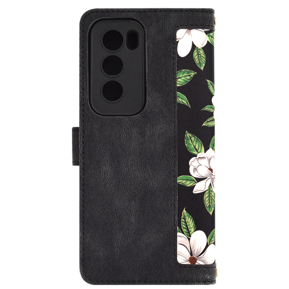 Coque pour Oppo Reno12 Pro, Techsuit, FlipCraft, Noire