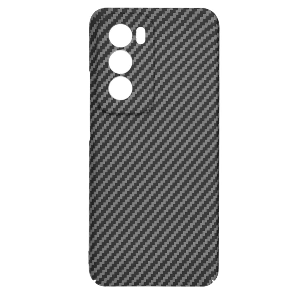 Coque pour Oppo Reno12, Techsuit, Carbonite FiberShell, Noire