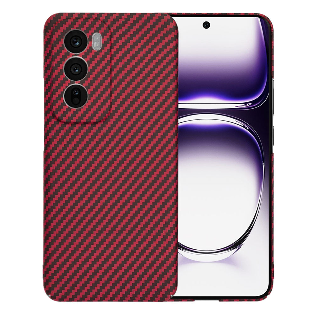 Coque pour Oppo Reno12, Techsuit, Carbonite FiberShell, Rouge