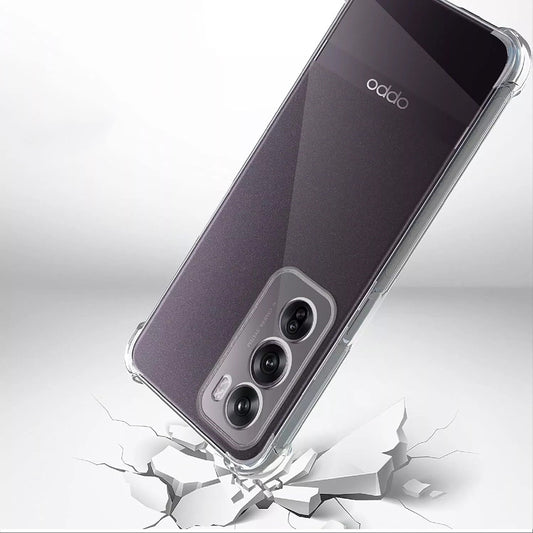 Coque pour Oppo Reno12, Techsuit, Antichoc Claire, Transparente