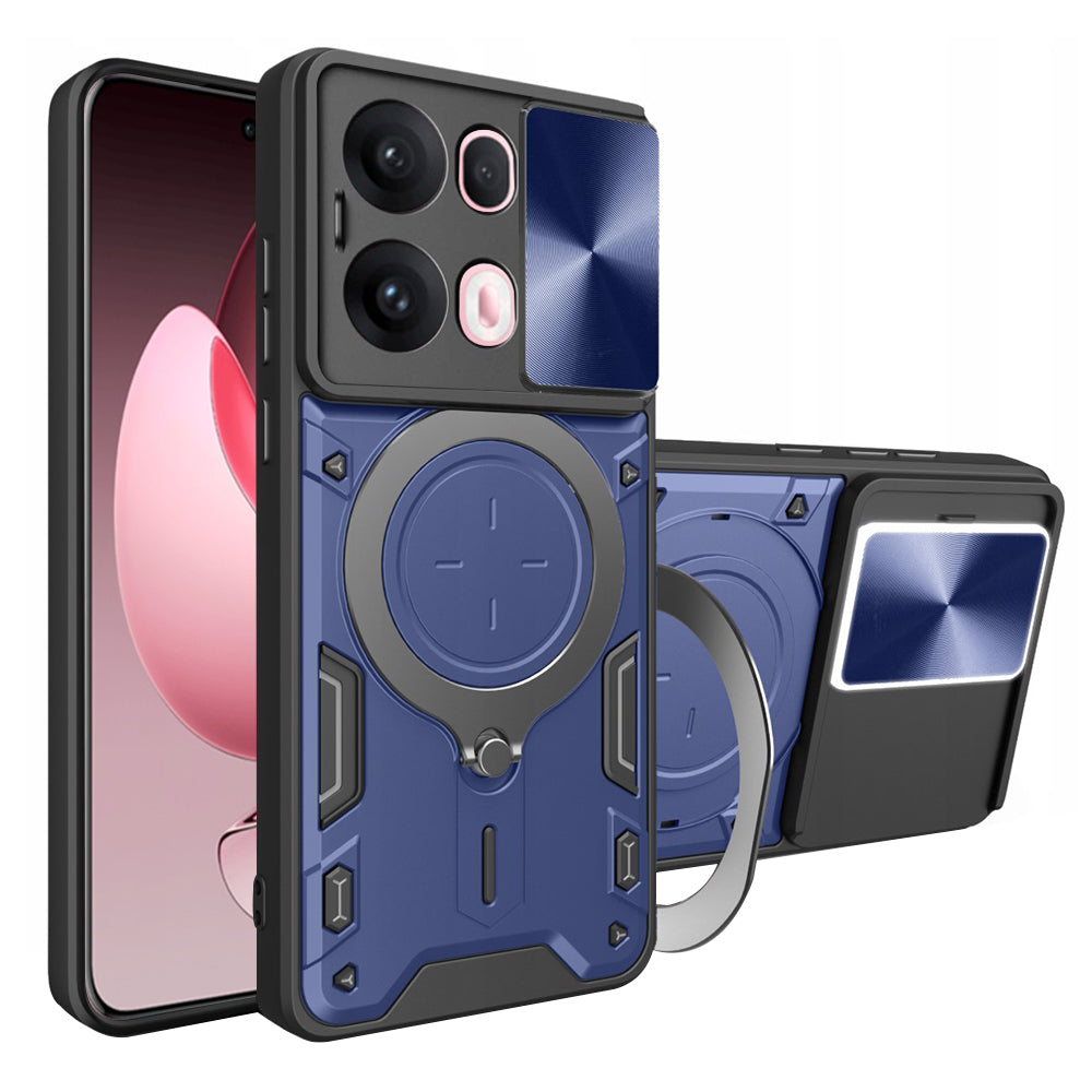 Coque pour Oppo Reno13 Pro, Techsuit, CamGuard Pro, Bleue