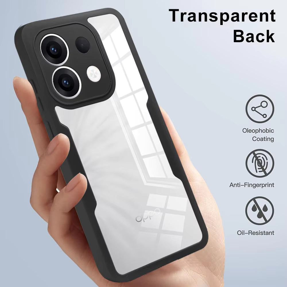 Coque pour Oppo Reno13 Pro, Techsuit, ColorVerse 360, Noire