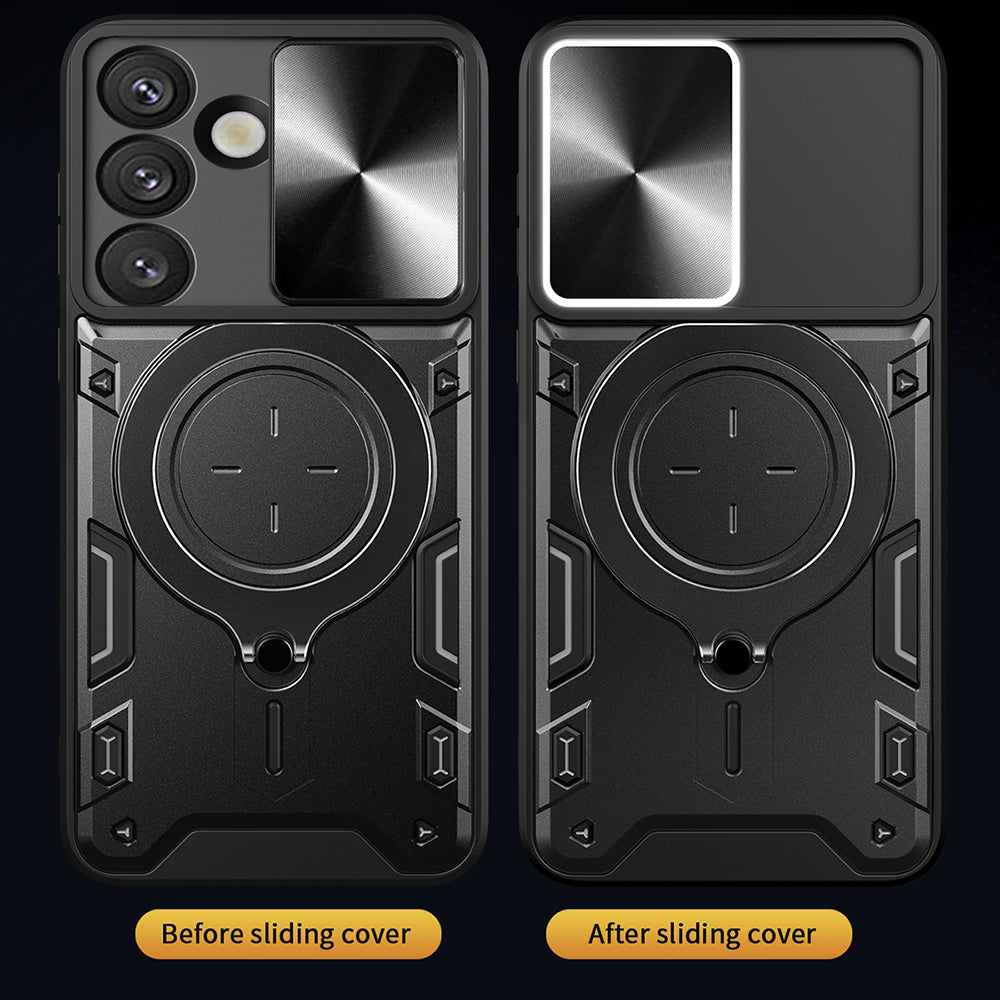 Étui pour Oppo Reno15 FS / Reno15 F, Techsuit, CamGuard Pro, Noir