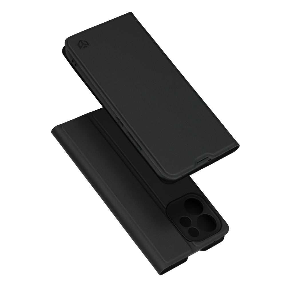 Étui pour Oppo Reno15 FS / Reno15 F, Techsuit, Magskin Book, Noir
