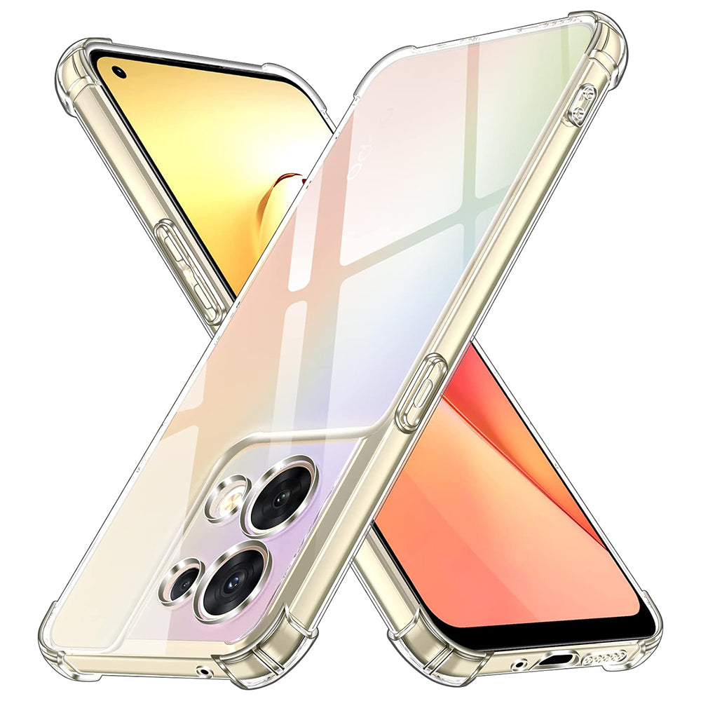 Coque pour Oppo Reno8, Techsuit, Antichoc Claire, Transparente