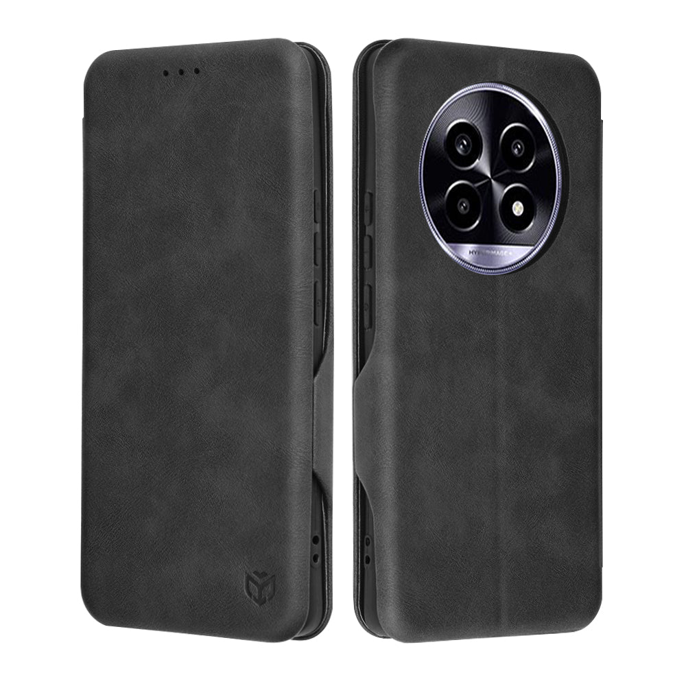 Coque pour Realme 13 Pro / 13 Pro+, Techsuit, Safe Wallet Plus, Noire