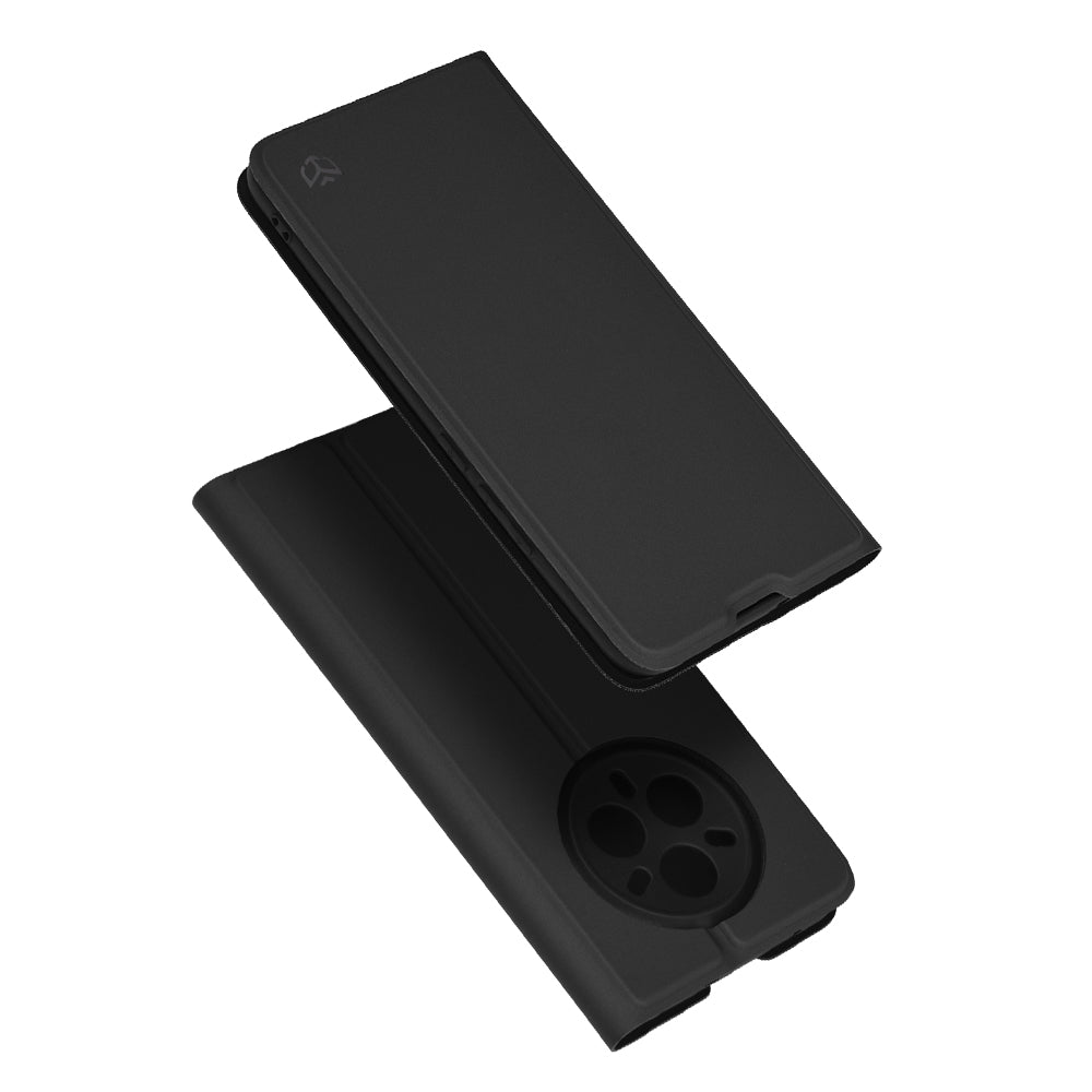 Coque pour Realme 14 Pro+, Techsuit, Magskin Book, Noire
