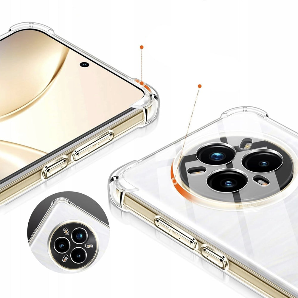 Coque pour Realme 14 Pro+, Techsuit, Antichoc Claire, Transparente