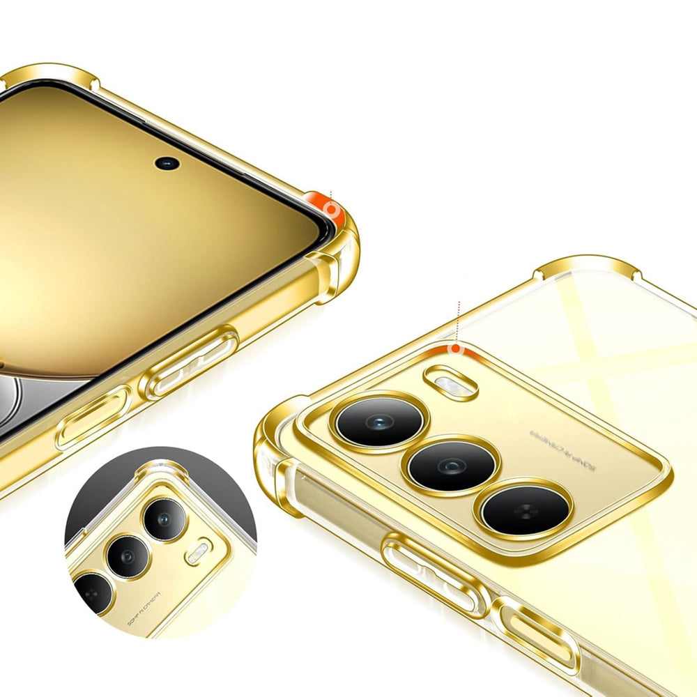 Coque pour Realme 14x, Techsuit, Antichoc Claire, Transparente