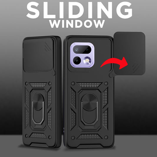 Étui pour Realme 16 Pro, Techsuit, CamShield, Noir