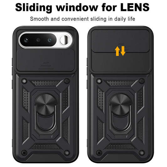 Hülle für Realme 16, Techsuit, CamShield, Schwarz