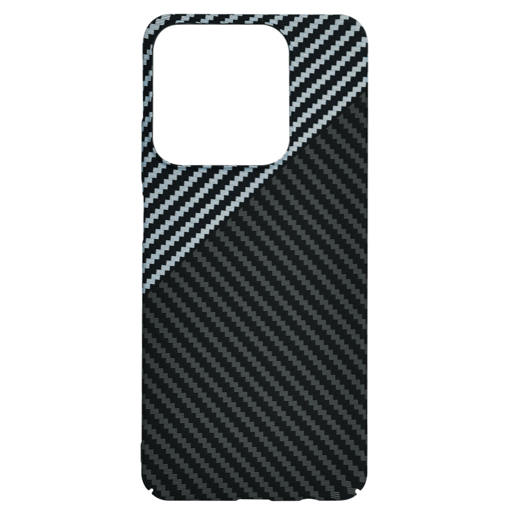 Coque pour Realme C63 / C61, Techsuit, Carbonite FiberShell, Noir Gris