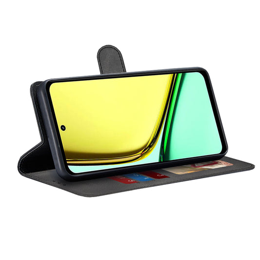 Coque pour Realme C67 4G, Techsuit, Diary Book, Noire