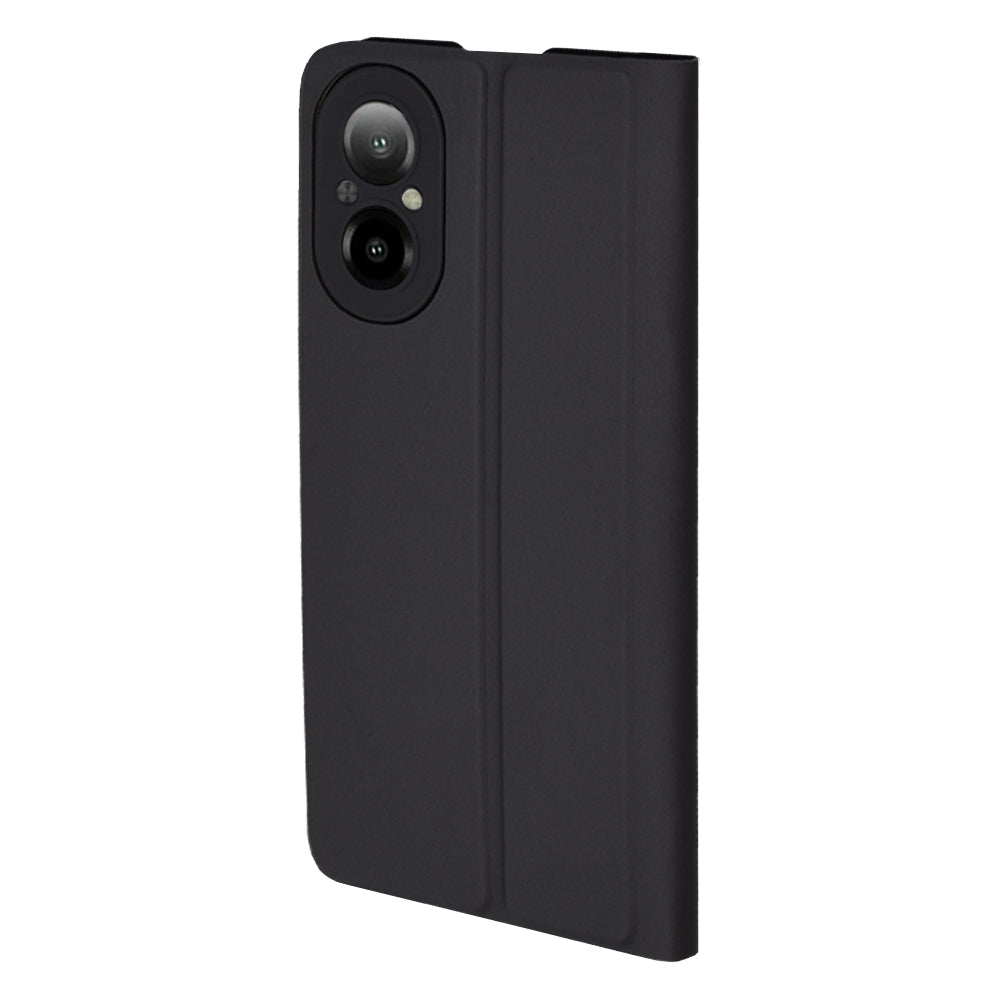 Coque pour Realme C67 4G, Techsuit, Magskin Book, Noire