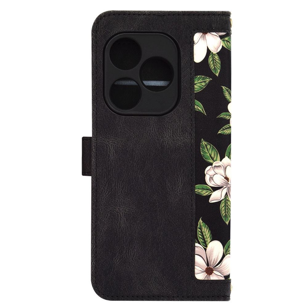 Coque pour Realme GT 6T / GT 6, Techsuit, FlipCraft, Noire