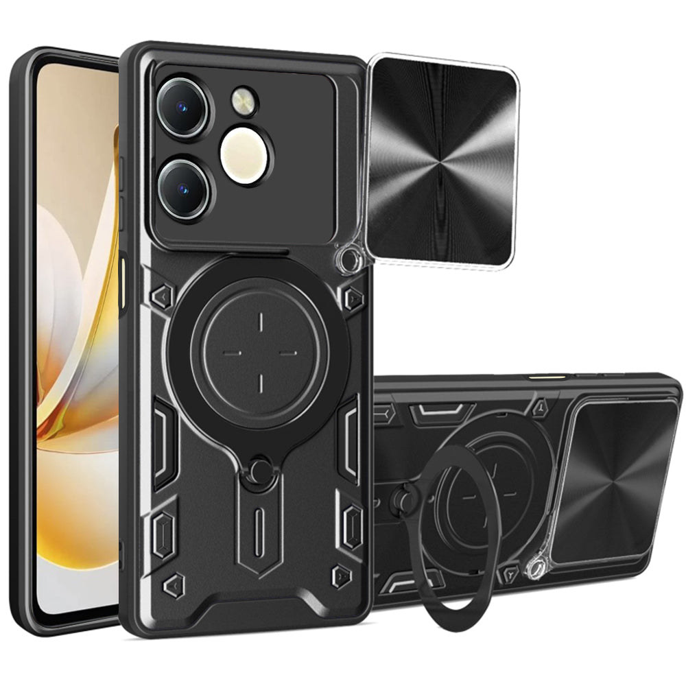 Hülle für Realme Note 70T, Techsuit, CamGuard Pro, Schwarz