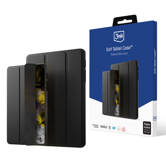 Tasche für Samsung Galaxy Tab A9+, 3MK, Soft Tablet, Schwarz