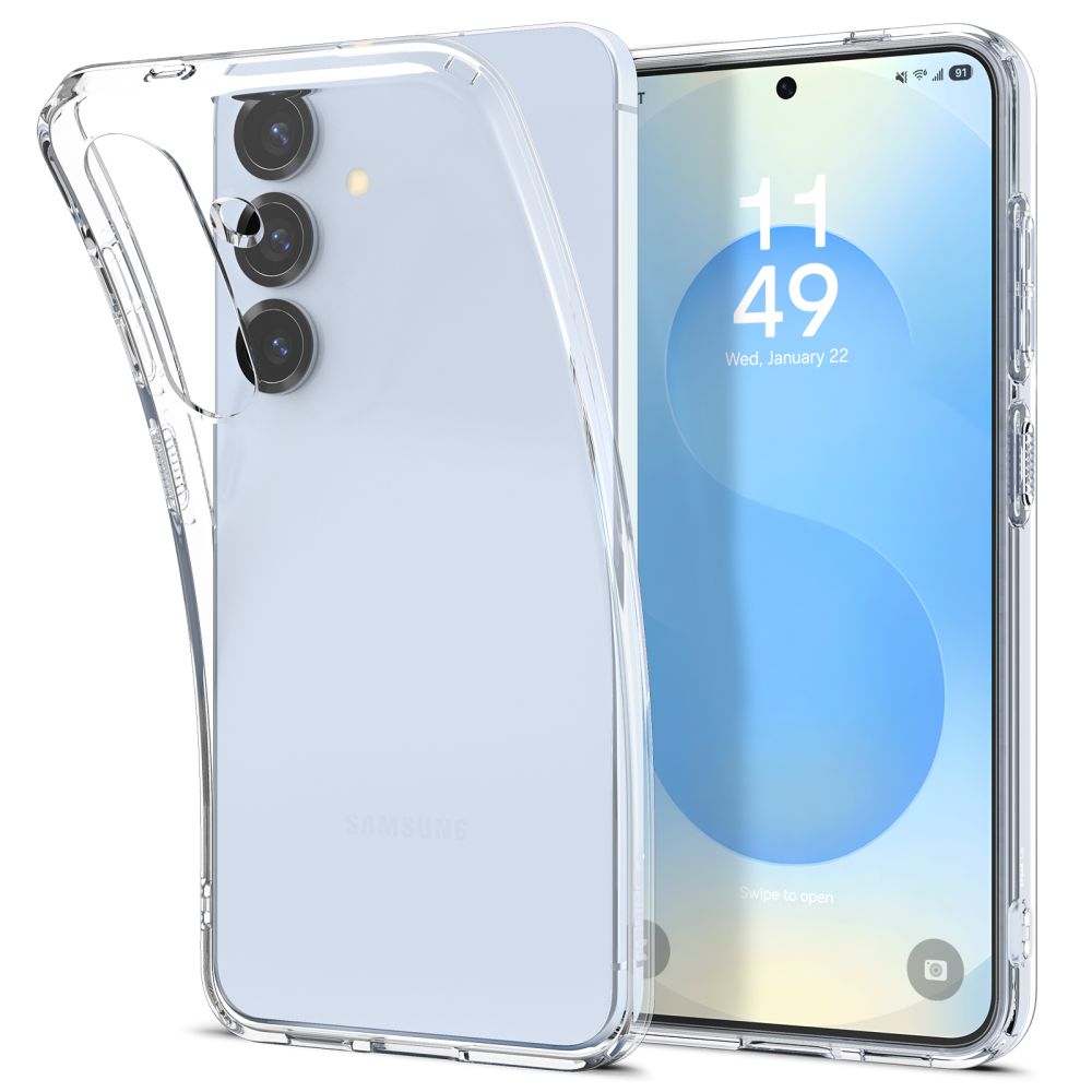 Étui pour Samsung Galaxy S25 S931, Spigen, Liquid Crystal, Transparent ACS08995