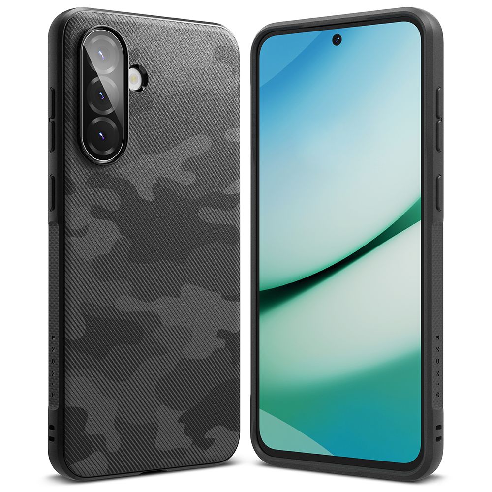 Étui pour Samsung Galaxy A36 A366, Ringke, Onyx Camo, Noir