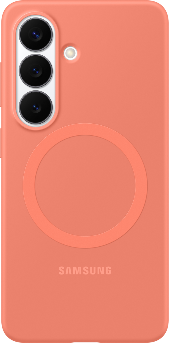 Étui pour Samsung Galaxy S26 S942, Coque Magnétique en Silicone, Rouge EF-ES942COEGWW