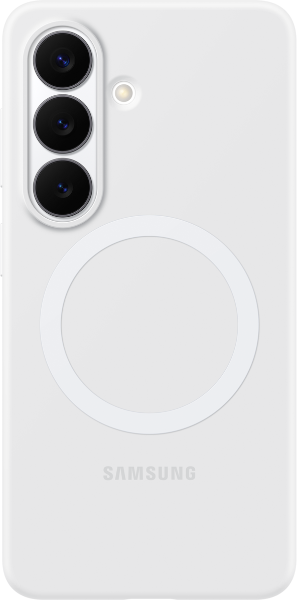 Étui pour Samsung Galaxy S26 S942, Coque Magnétique en Silicone, Blanc EF-ES942CWEGWW