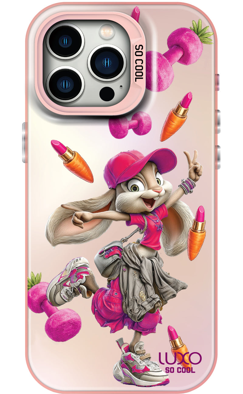 Coque pour Samsung Galaxy A14 A145 / A14 5G A146, LUXO So CooL, ArcadiA Rabbit, Multicolore