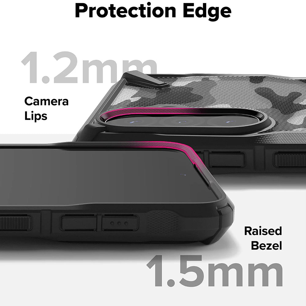 Étui pour Samsung Galaxy A56 A566 / A36 A366, Ringke, Fusion X Camo, Noir