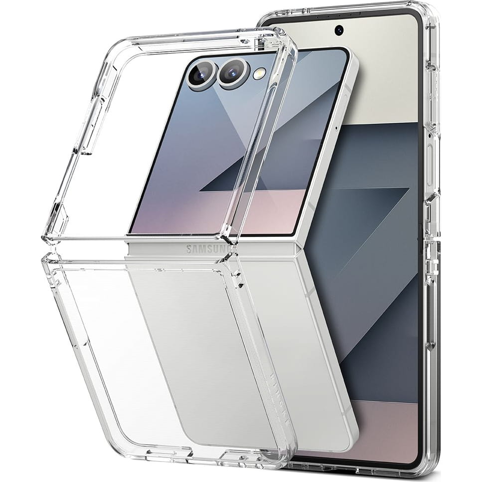 Étui pour Samsung Galaxy Z Flip7 F766, Ringke, Fusion, Transparent
