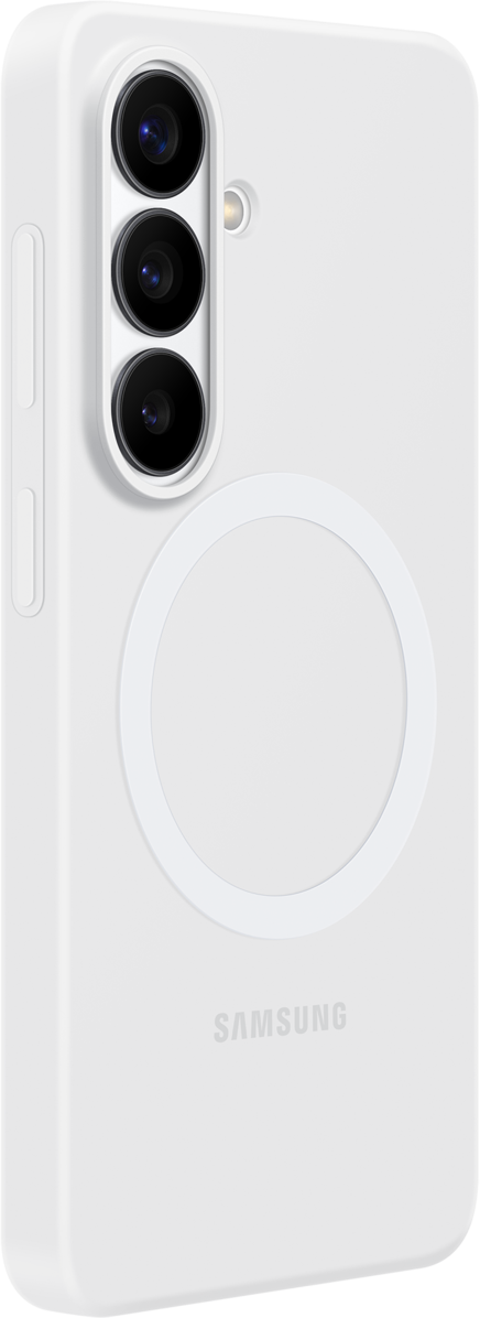 Étui pour Samsung Galaxy S26 S942, Coque Magnétique en Silicone, Blanc EF-ES942CWEGWW