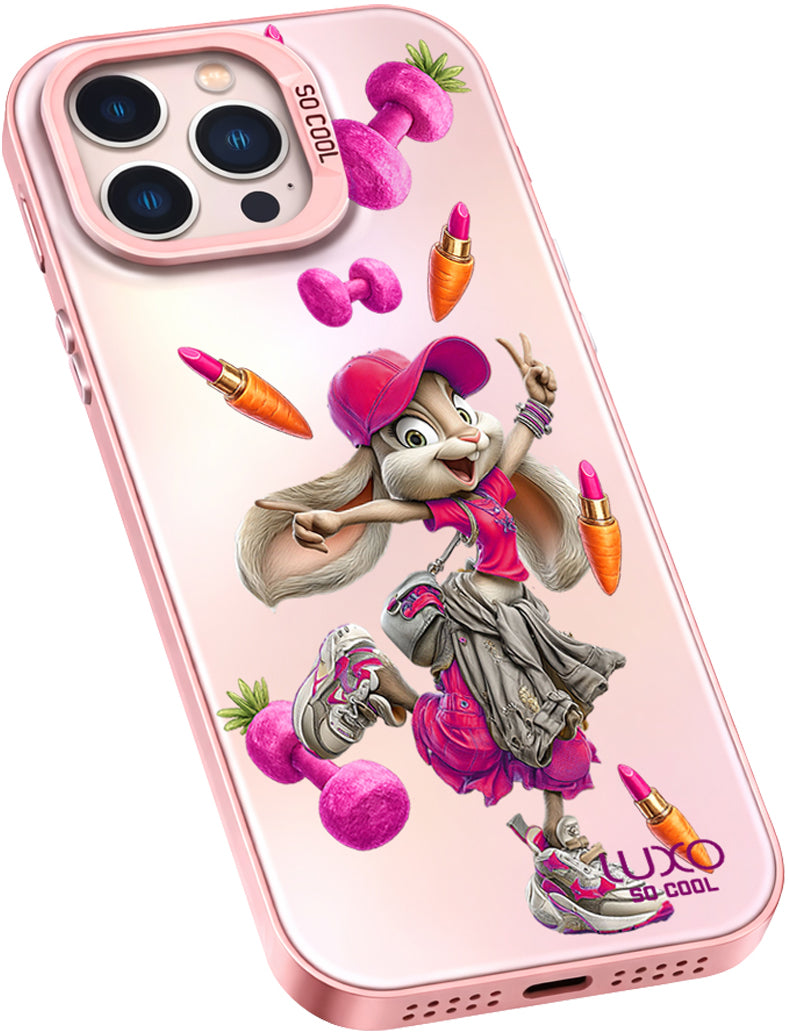 Coque pour Samsung Galaxy A37 5G / A56 A566 / A36 A366, LUXO So CooL, ArcadiA Rabbit, Multicolore