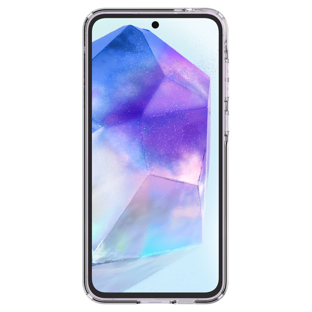 Coque pour Samsung Galaxy A55 5G A556, Spigen, Liquid Crystal, Transparent ACS07537