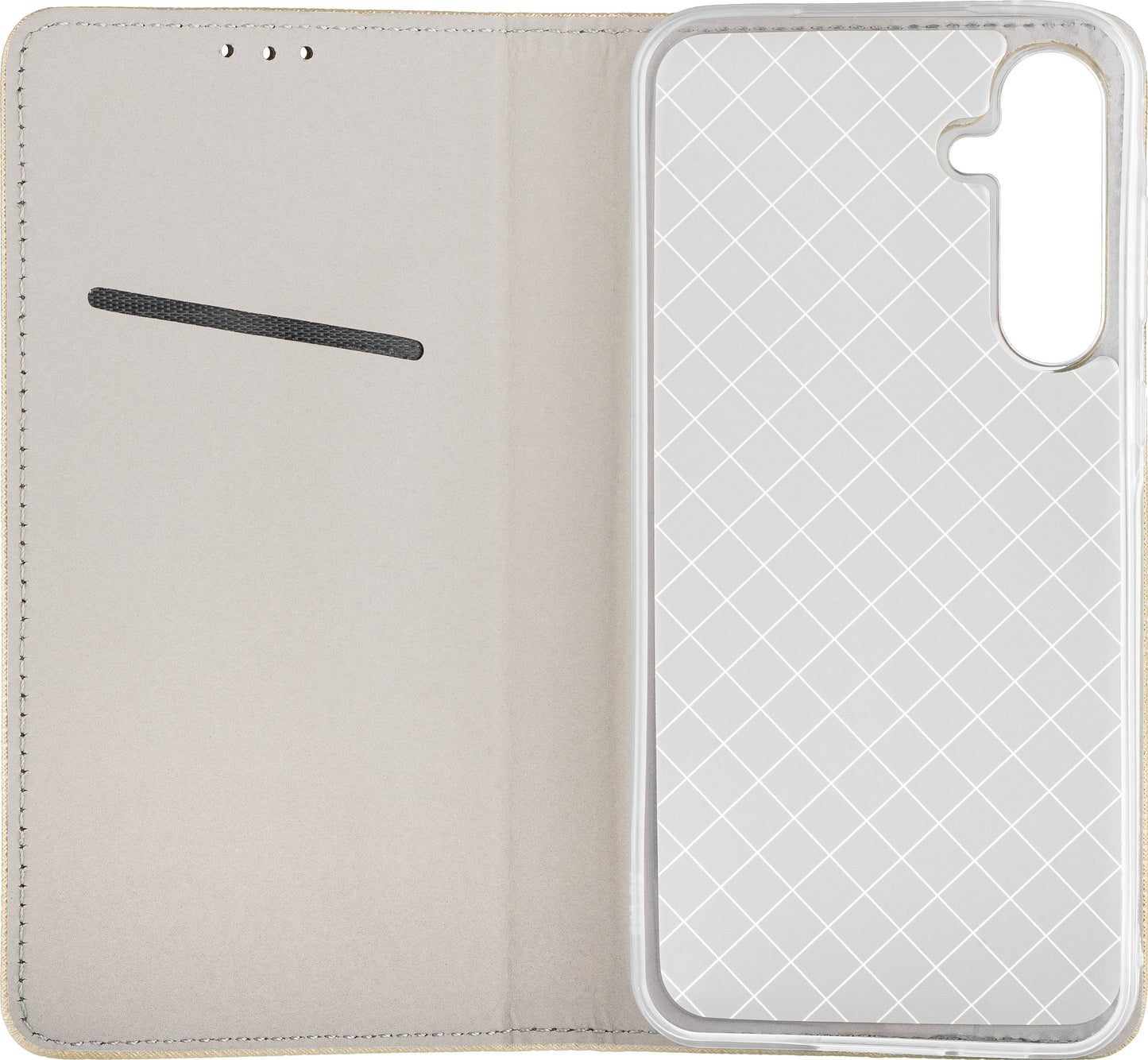 Coque pour Samsung Galaxy A16 5G A166 / A16 4G A165, OEM, Smart Magnet, Dorée