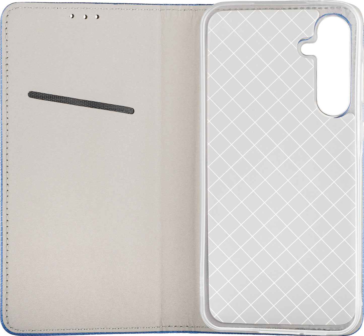 Coque pour Samsung Galaxy A05 A055, OEM, Smart Magnet, Bleu marine