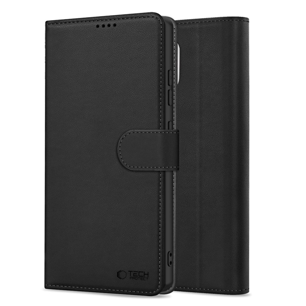 Étui pour Samsung Galaxy A37 5G / A56 A566 / A36 A366, Tech-Protect, Portefeuille, Noir