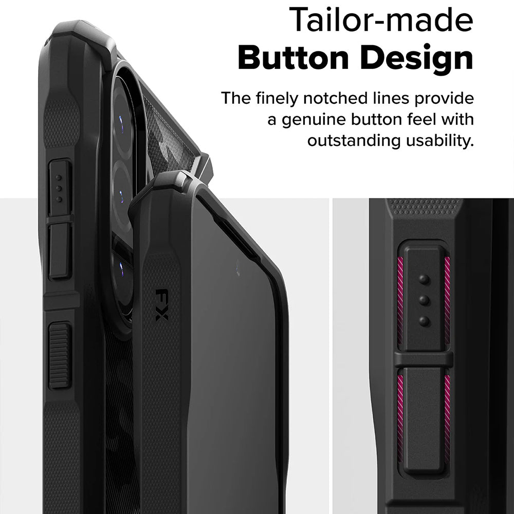 Étui pour Samsung Galaxy A56 A566 / A36 A366, Ringke, Fusion X Camo, Noir