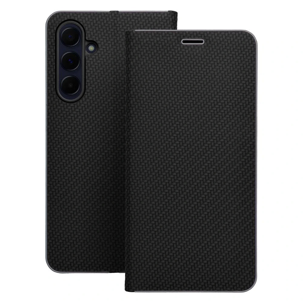 Coque pour Samsung Galaxy A36 A366, OEM, Luna Carbon, Noire