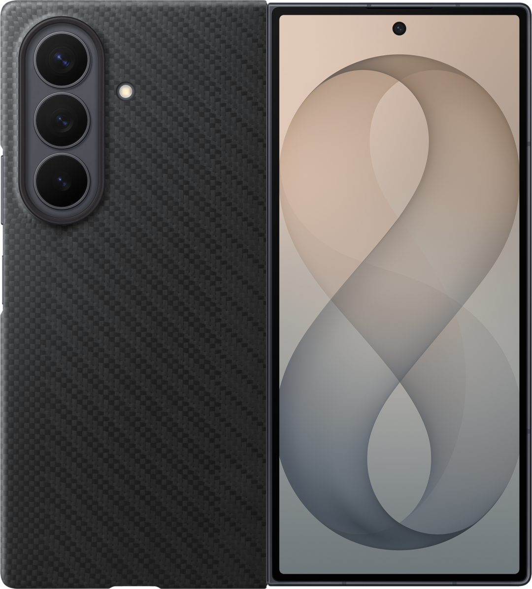 Coque pour Samsung Galaxy Z Fold8 Ultra F976, Carbon Magnet Case, Noire EF-KF976SBEGWW