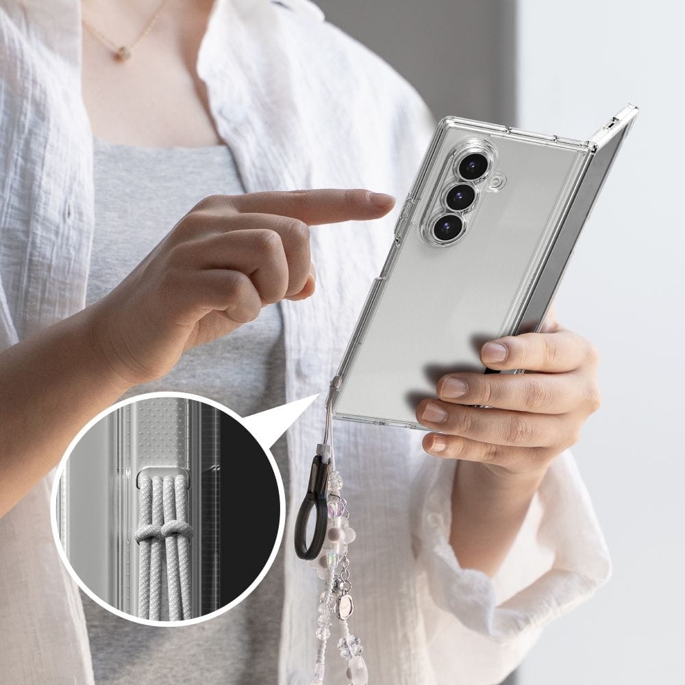 Étui pour Samsung Galaxy Z Fold7 F966, Ringke, Fusion, Transparent