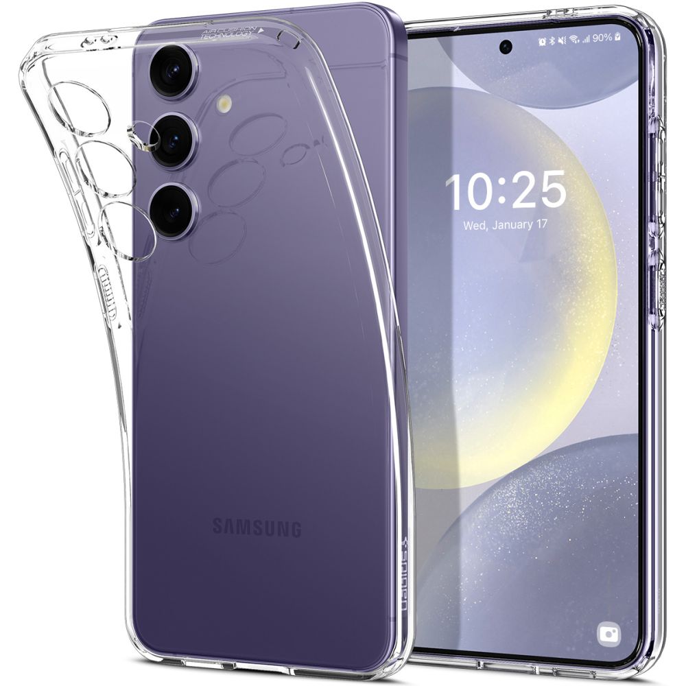 Étui pour Samsung Galaxy S24 S921, Spigen, Liquid Crystal, Transparent ACS07343