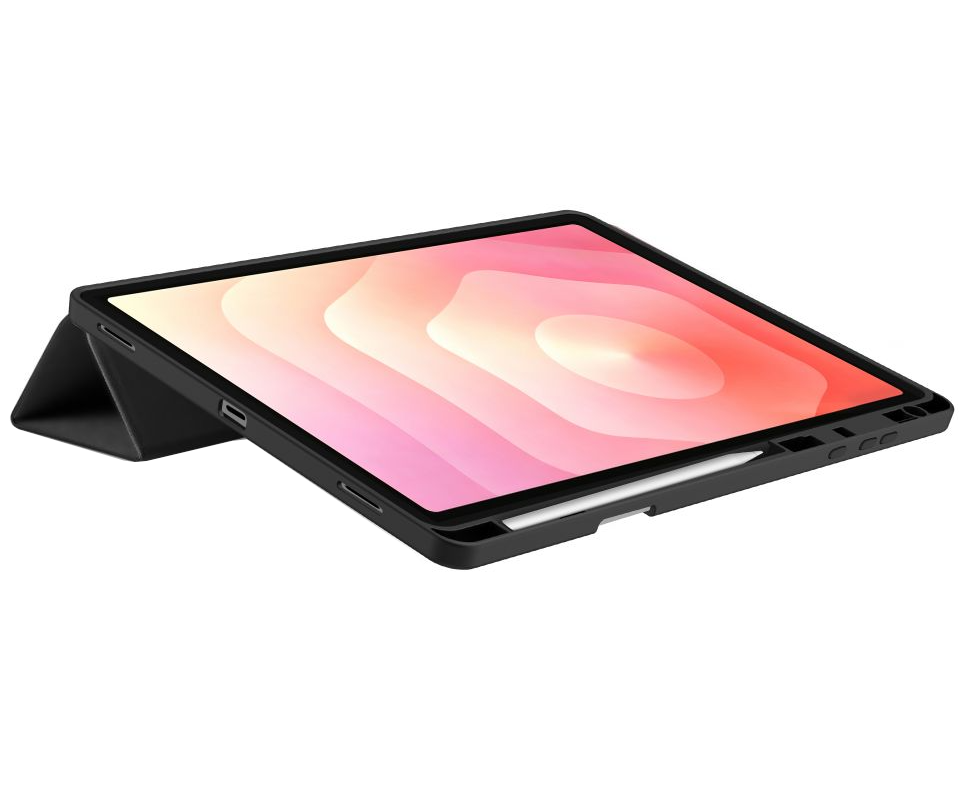 Coque pour Samsung Galaxy Tab S12 Plus, Tech-Protect, SC PEN, Noire