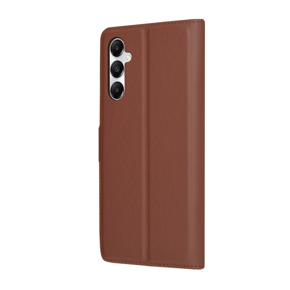 Coque pour Samsung Galaxy A05s A057, Techsuit, Leather Folio, Marron