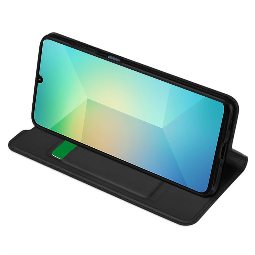 Coque pour Samsung Galaxy A06 A065, Techsuit, Magskin Book, Noire