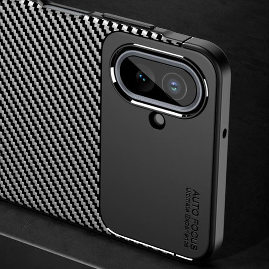 Coque pour Samsung Galaxy A07 4G A075, Techsuit, Fibre de carbone, Noire