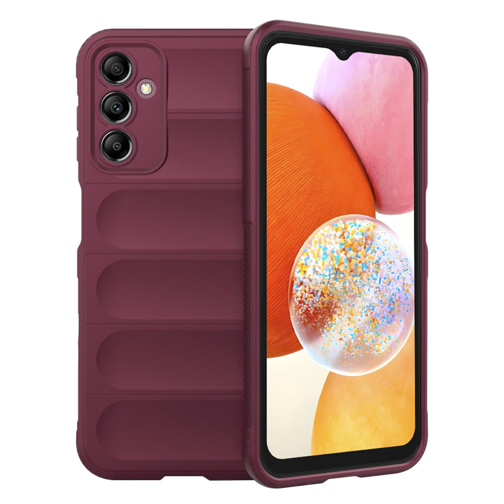 Coque pour Samsung Galaxy A14 A145 / A14 5G A146, Techsuit, Magic Shield, Bordeaux