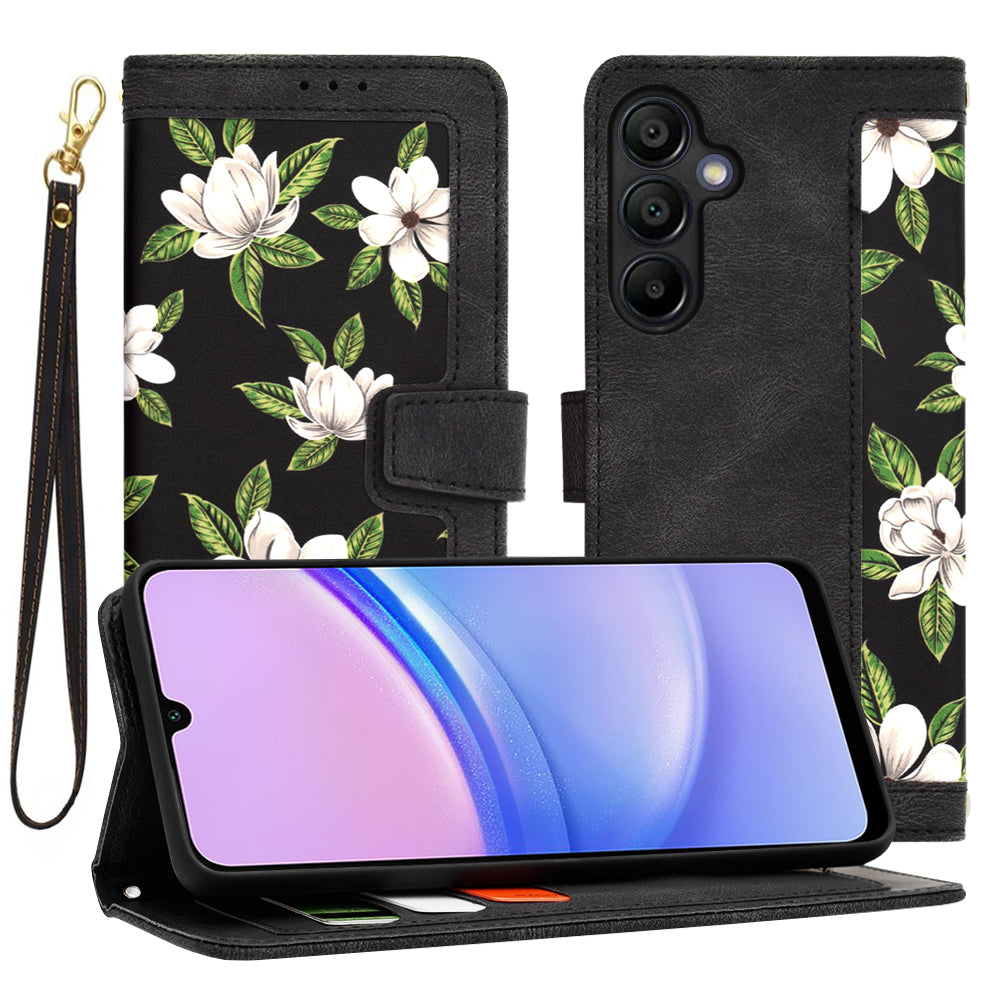 Coque pour Samsung Galaxy A15 5G A156 / A15 A155, Techsuit, FlipCraft, Noire